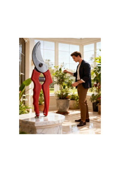 Budama Makası Profesyonel Bahçe Makası Ağaç Dal Çiçek Budayıcı Makas Karbon Çelik Ergonomik 20,5 Cm