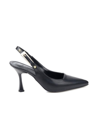 Pisagor Ps-32620 8,5 Cm Topuklu Kadın Stiletto Ayakkabı siyah