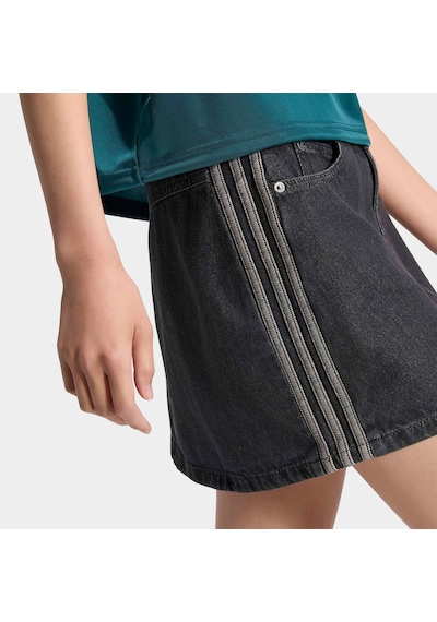 Adidas 3-stripes Sk D Kadın Siyah Etek Kq6485 Çok Renkli