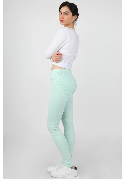 Balins Kadın Gabardin Pantolon Mint Mint Yeşili