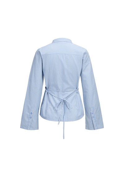 Kadin Baglama Detayli Gömlek - Caro - 12290672 Blissful Blue