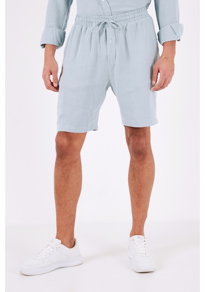 Buratti Erkek Short Cf24S657802 Aqua Açık Mavi