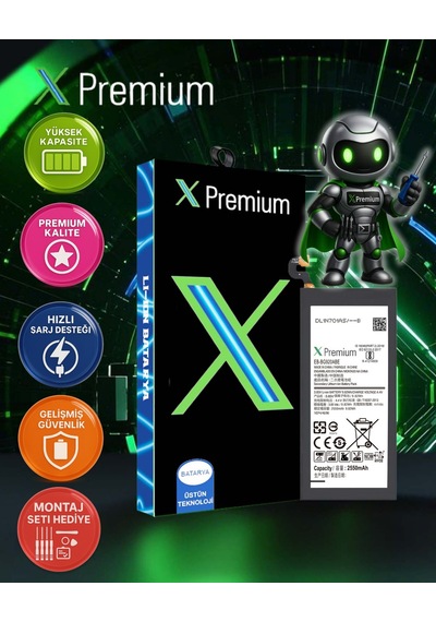 Xpremium Samsung Uyumlu S6 Sm-g920 Batarya Pil Süper Yüksek Kalite 2550 Mah