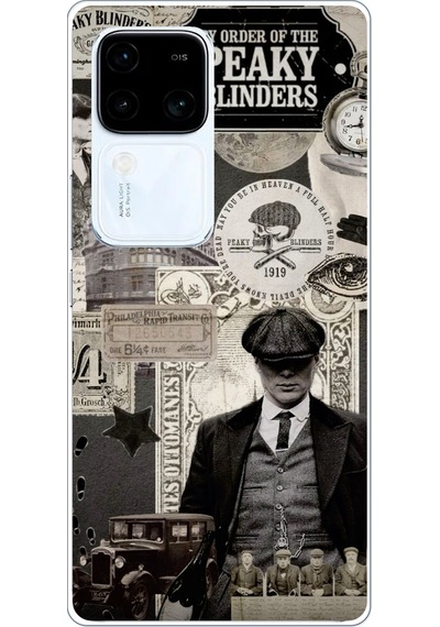 Vivo V30 Uyumlu Peaky Blinders Baskılı Silikon Kılıf Renkli