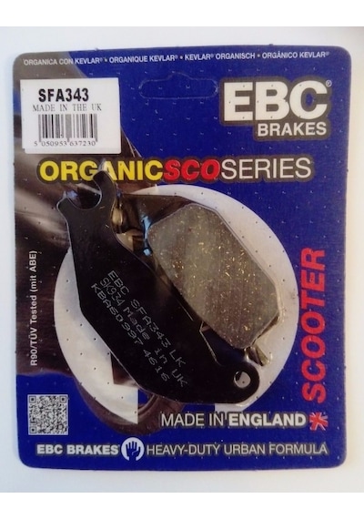 2014-2016 Yamaha Tricity 155 Arka Fren Balatası Ebc  Sfa343