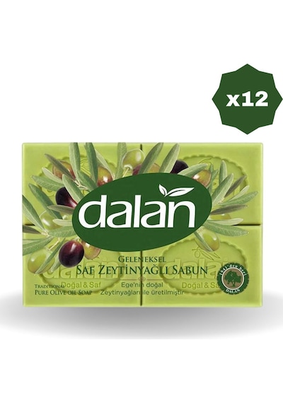 Dalan Yeşil Banyo Sabunu 12 x 600 G
