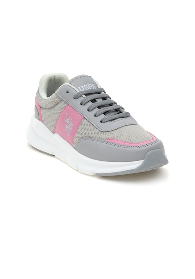 U.S. Polo Assn. Kadın Açık Gri Spor Ayakkabı 50306275-VR001