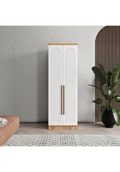 Guneystore Rosa 2 Kapaklı Komple Mdf Gardırop