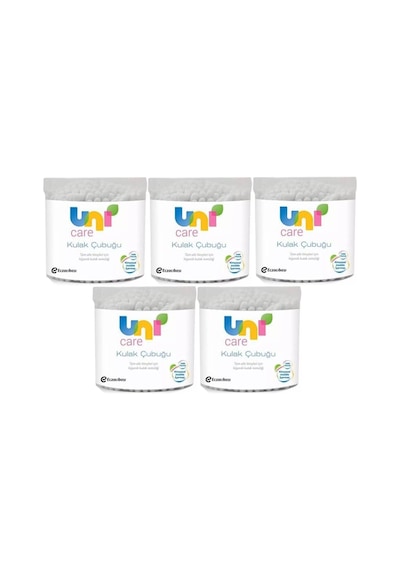 Uni Baby Kulak Temizleme Çubuğu 100 Adet 5 Li Set