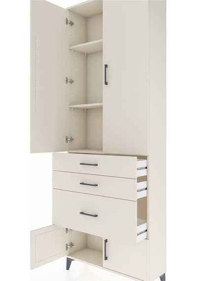 Arges Dolap 3 Raflı 3 Çekmeceli 4 Kapaklı 88x30x243 Aytaşı-ay... Aytaşı Arges Dolap 3 Raflı 3 Çekmeceli 4 Kapaklı 88x30x243 Aytaşı-ay... Aytaşı