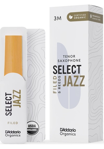 D\'addario Woodwinds Organic Select Jazz Tenor Saksafon Kamışı No:3 Medium