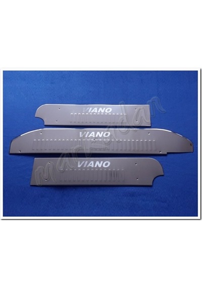 Mercedes Viano Krom Kapı Eşiği 2004-2014 3 Parça Paslanmaz Çelik (456042453)