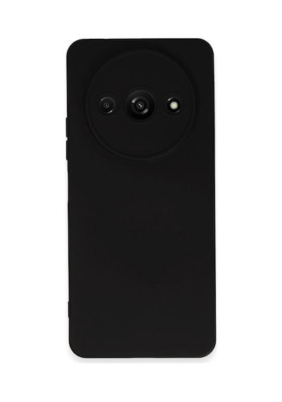 Xiaomi Redmi A3 4g Uyumlu Kılıf Nano İçi Kadife Silikon - Siyah