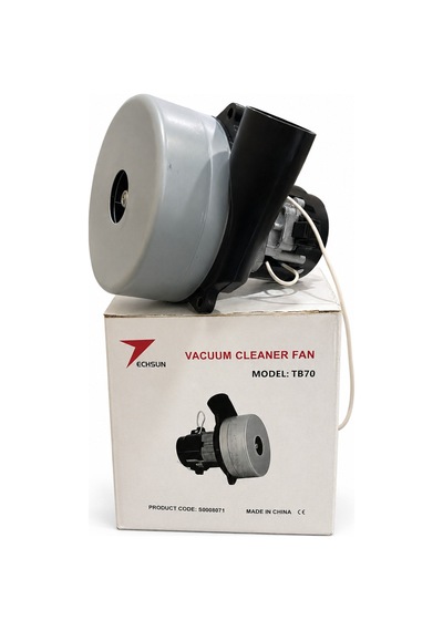 Techsun Tb70 Elektrikli Süpürge Motoru / Vacuum Cleaner Fan Siyah