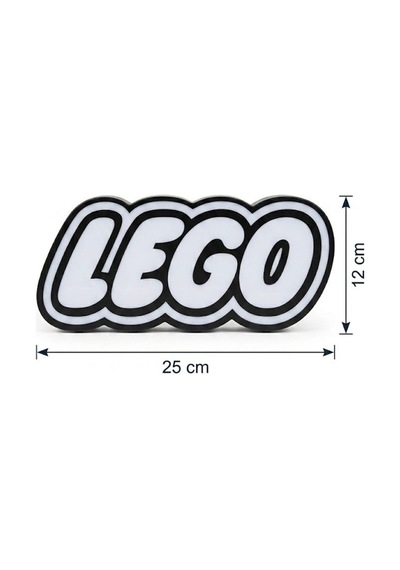 Lego Tasarımlı Dekoratif Aydınlatma Gece Lambası 25x12cm Çok Renkli