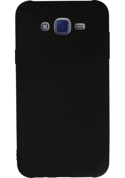 Newface Samsung Galaxy J7 Kılıf Nano İçi Kadife Silikon - Siyah