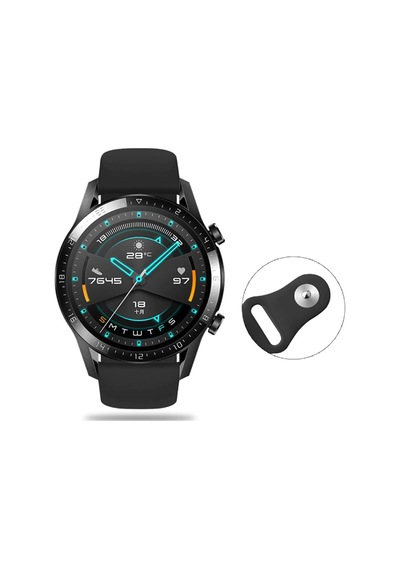 Ekılıf - Huawei Gt2 46mm Uyumlu - Kordon 22mm Silikon Kordon Krd-11 - Mor