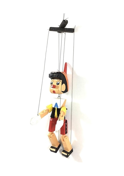 Ahşap Pinokyo Kukla Küçük Boy 20 cm