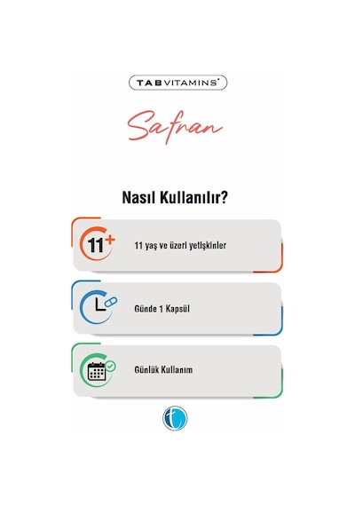 Tabvitamins Safran 50 Mg 30 Kapsül