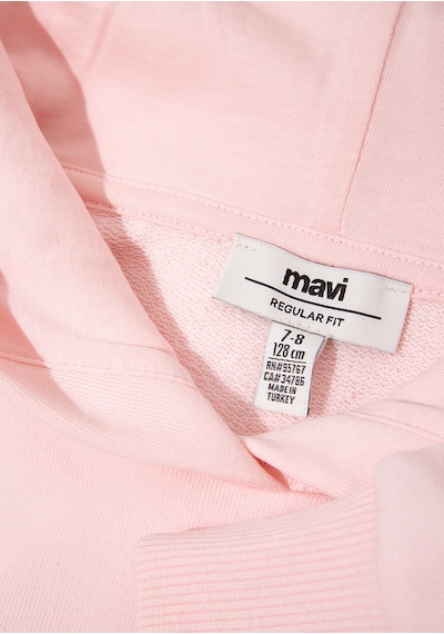 Mavi - Mavi Logo Baskılı Pembe Sweatshirt 7s10147-71007 Pembe