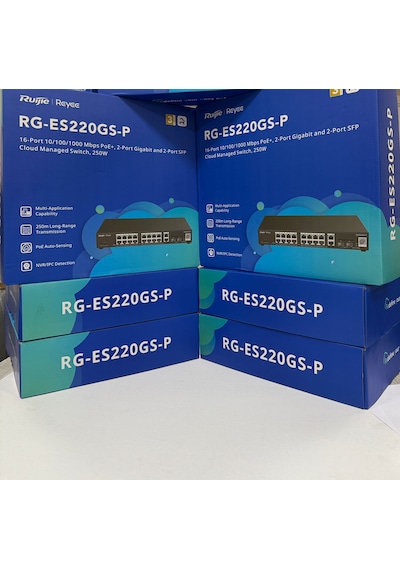 Ruijie Reyee Rg-es220gs-p 16 Port Gigabit Smart Yönetilebilir Poe Switch