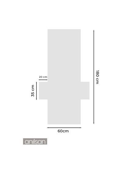 %100 Pamuk Şezlong Havlusu Beyaz 60x180 Cm - Hızlı Kuruyan Plaj Ve Havuz Havlusu