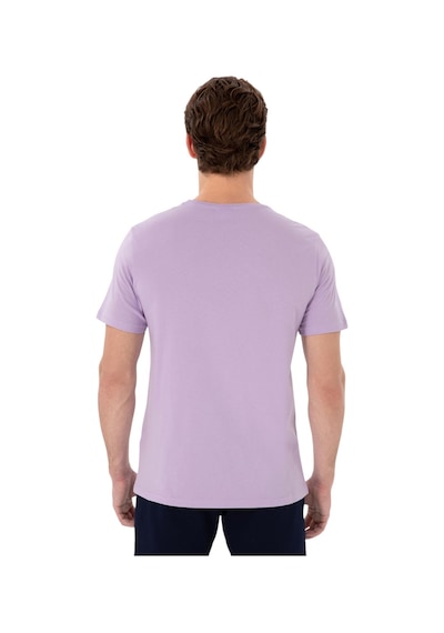 U.S. Polo Assn. Erkek Bisiklet Yaka Basic T-shirt Lila