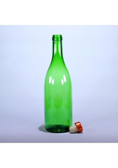 Zeytinyağı Şişesi Yağdanlık Sosluk Sirkelik 750 Ml Açık Yeşil