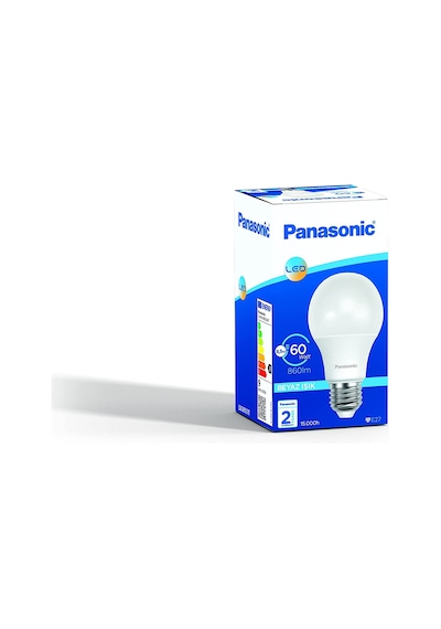 Panasonic E27 Led Lamba, Beyaz Işık 6500k , 8.5w, 860 Lümen Sku: Smg8690010229045 Açık Kahverengi