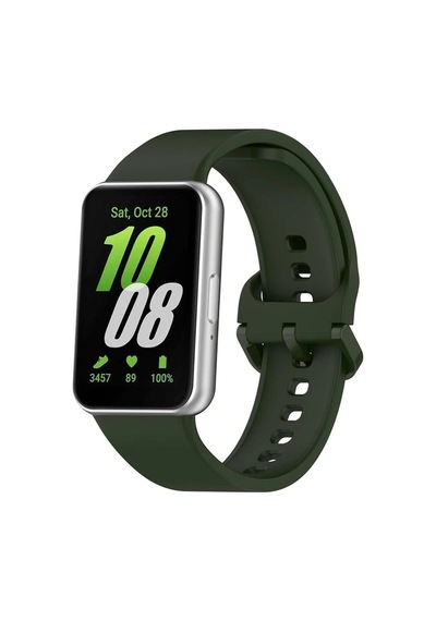 Mey İthalat Samsung Galaxy Fit 3 Klasik Kordon - Haki Yeşil Diğer
