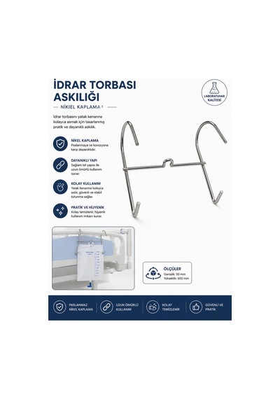 Idrar Torbası Askılığı Nikel Kaplama