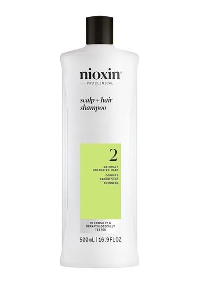 Nioxin System 2 Şampuan - İşlem Görmemiş Yoğun İnce Saçlar İçin Kalınlaştırıcı Bakım 500ml