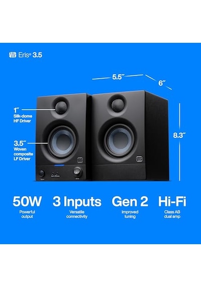 3.5 2. Nesil 3.5 Medya Referans Monitör 50 Watt