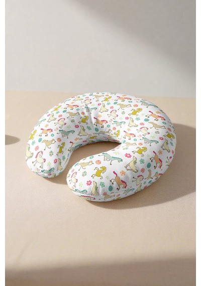 Renkli At Desenli Pamuklu Boyun Yastığı - Sevimli Çiçekli Pastel Çocuk & Yetişkin Seyahat Yastığı Buzlu Grili Nil Mavisi Renkli At Desenli Pamuklu Boyun Yastığı - Sevimli Çiçekli Pastel Çocuk & Yetişkin Seyahat Yastığı Buzlu Grili Nil Mavisi