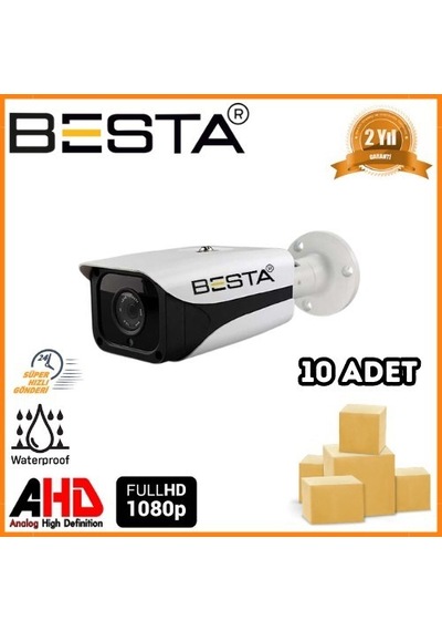 2 Mp 1080p 4 Bıg Led Bullet Ahd Güvenlik Kamerası 10 Adet Koli 24042517