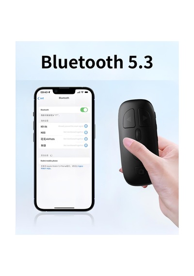 Cr39 Instagram Tiktok Bluetooth Uzaktan Kumanda Sayfa Çevirici Video Kaydı Selfie Kumandası