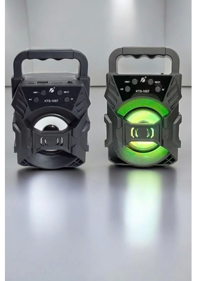 Taşınabilir Bluetooth Hoparlör Led Işıklı Uzun Pil Ömrü Çok Renkli