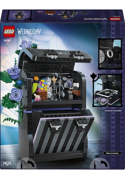LEGO® Wednesday Sırt Çantası 76787 - 9 Yaş ve Üzeri Çocuklar için Mini Bebek Figürü İçeren Yaratıcı Oyuncak Yapım Seti (401 Parça)