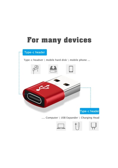 Senalstore Apple Uyumlu iPhone  11 12 13 14 Yeni Nesil Type-C To Usb Dönüştürücü Başlık Aparatı