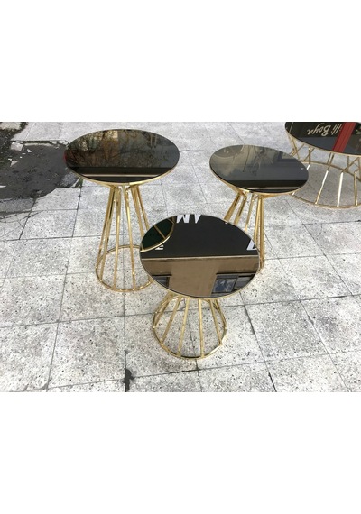 Brc Cadde Zigon Model Metal Çelik Gold Renk Kaplam Siyah Mermer T (378106715)