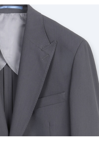 Kip Gri Düz Modern Fit Takım Elbise