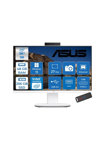 Asus V470VAK-C716512W0DP16 Core 7 240H 48 GB 256 GB SSD 27" W11P AIO Masaüstü Bilgisayar