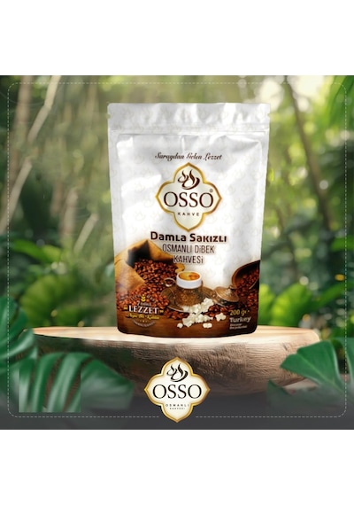 Osso Damla Sakızlı Osmanlı Dibek Kahvesi 200 Gr X 6 Adet Öğütülmüş