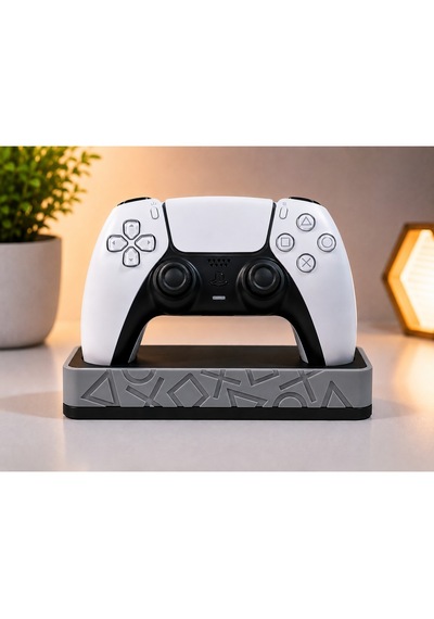 Veriqo 3d Ps5 Dualsense Uyumlu Oyun Kolu Standı Gamepad Tutucu Controller Standı Gri