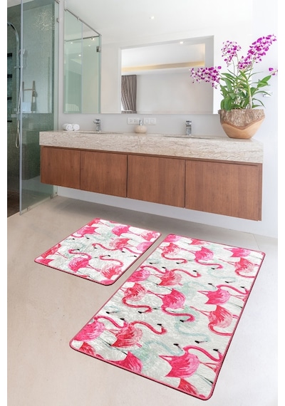 Vogel Djt 2 Li Set Banyo Paspas Seti Çok Renkli