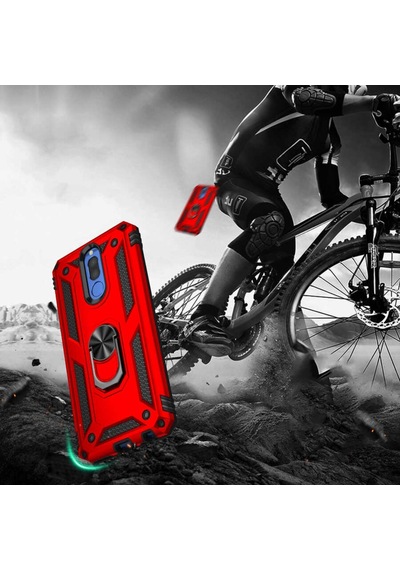 Huawei Mate 10 Lite Kilif Yüzüklü Zirh Tank Vega 534120047