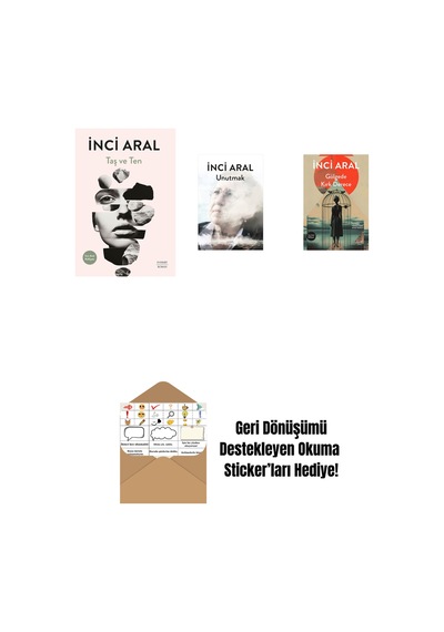 Taş Ve Ten + Unutmak + Gölgede Kırk Derece + Okuma Sticker'ları