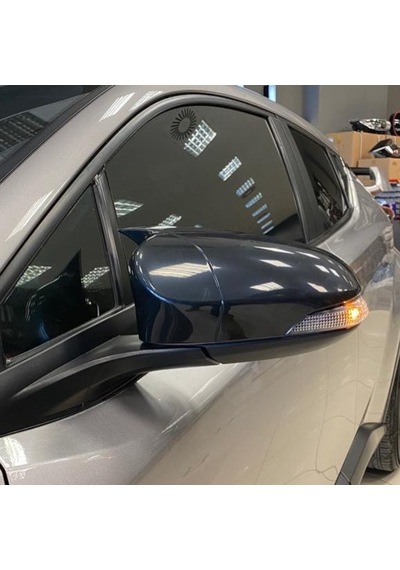 Toyota Uyumlu Yaris 2012-2015 Batman Yarasa Ayna Kapağı Piano Black Abs Plastik Batman