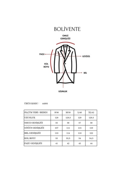 Lacivert Buklet Kaşe Oversize Kaban Lacivert