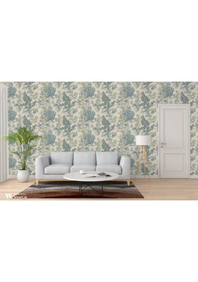 Tropicano 9907-3 Yaprak Desenli Yeşil Tonları Duvar Kağıdı 16,50m2